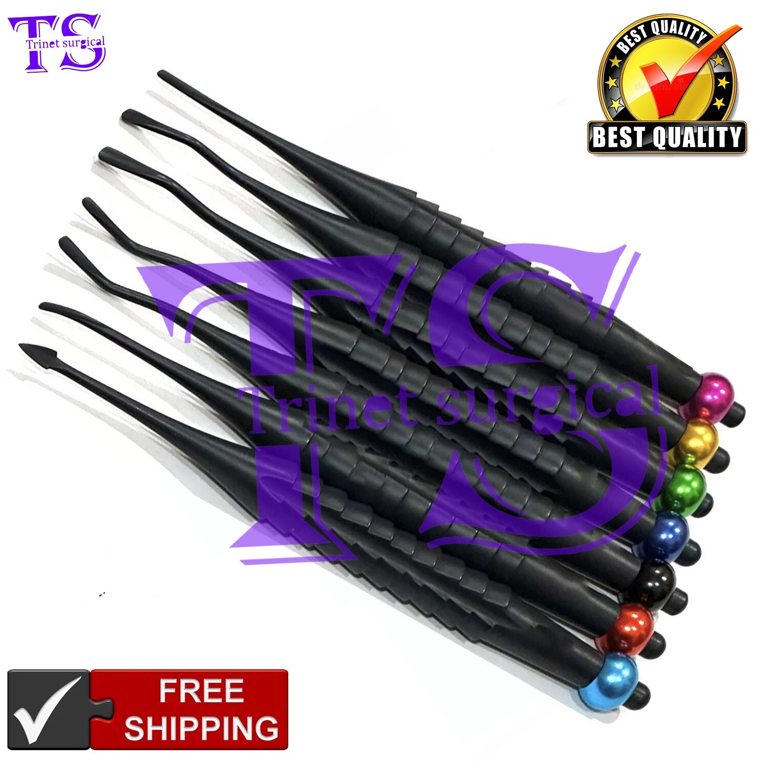 Set Of 7PCS PDL Luxating Dental Periotomes Root Elevators dental instruments