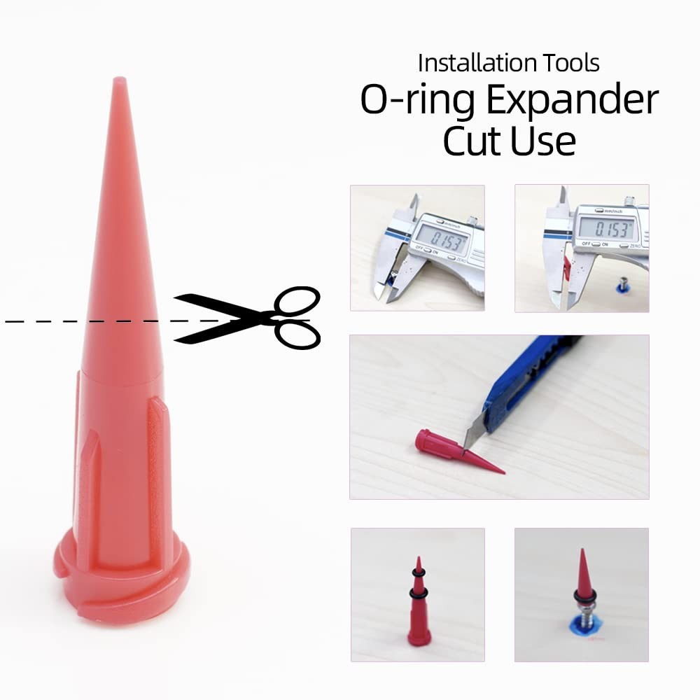O-Ring, Buna-n, Tool Kit with 3 Convenient Sizes, Replacement for Mini Dental Im