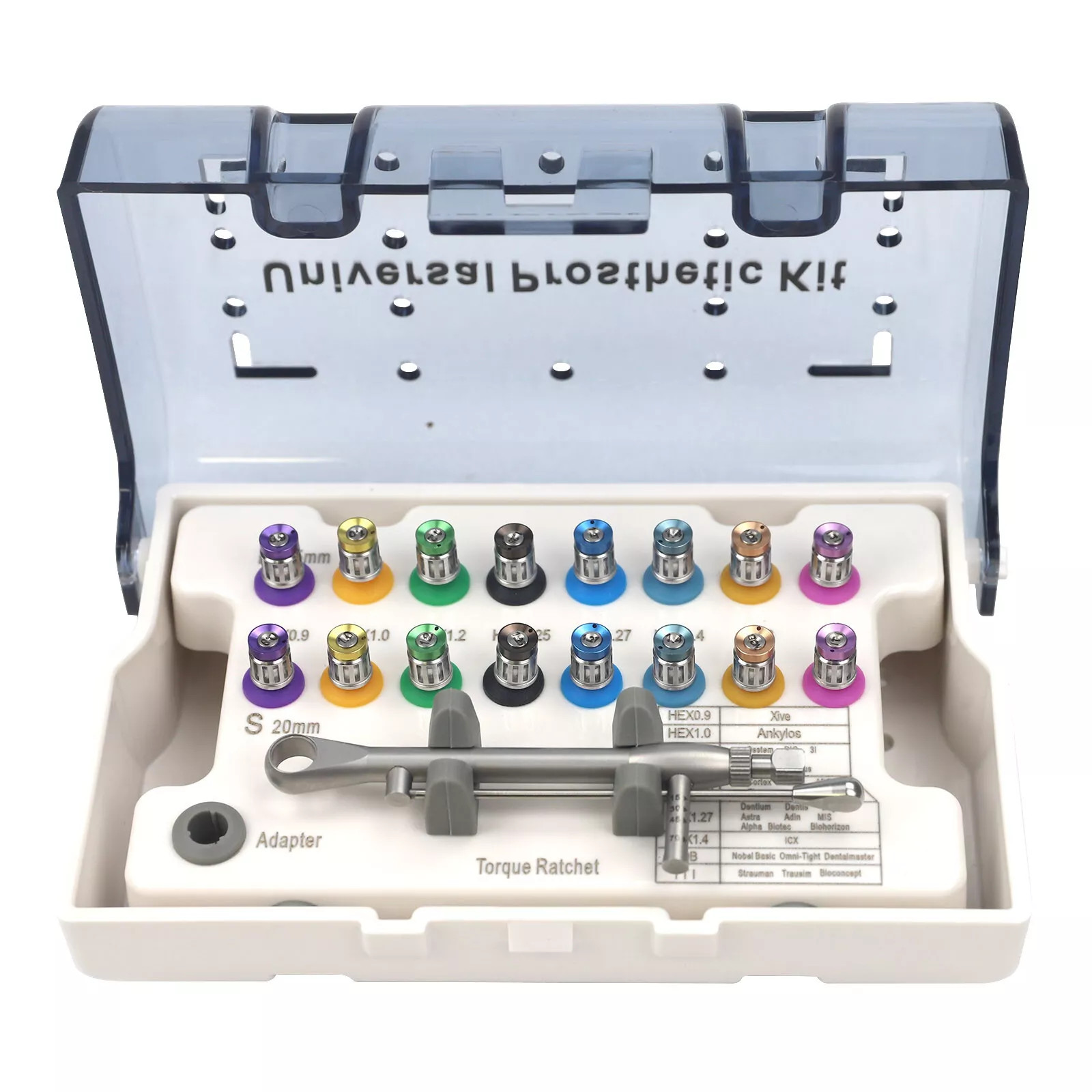 Multi-Unit Implant Prosthetic Kit Driver Wrench Screwdriver Abutment Universal