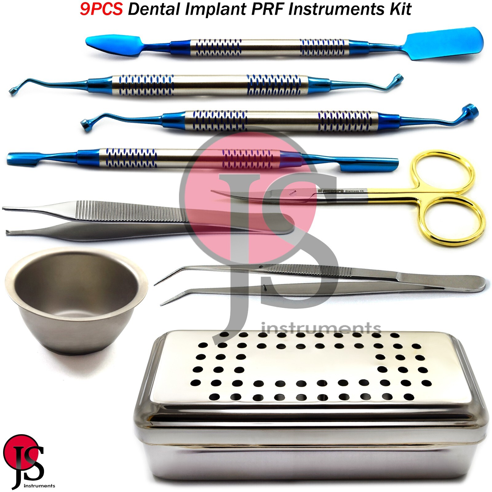Dental Implant Surgery Instruments Kit PRF GRF System Platelet Rich Fabrin 9PCS