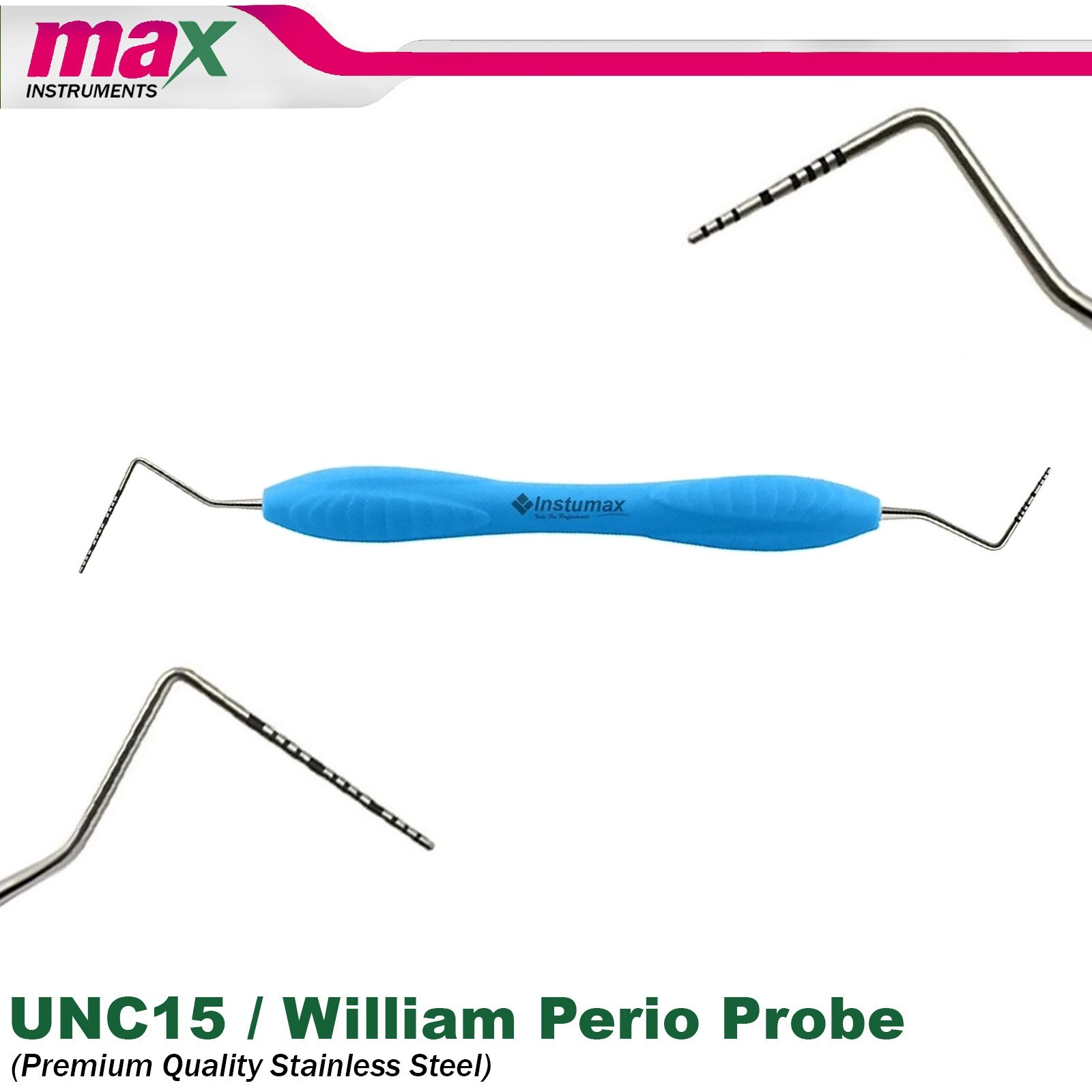 Dental Perio William Probe Color Coded Probes Periodontal Instruments Silicone