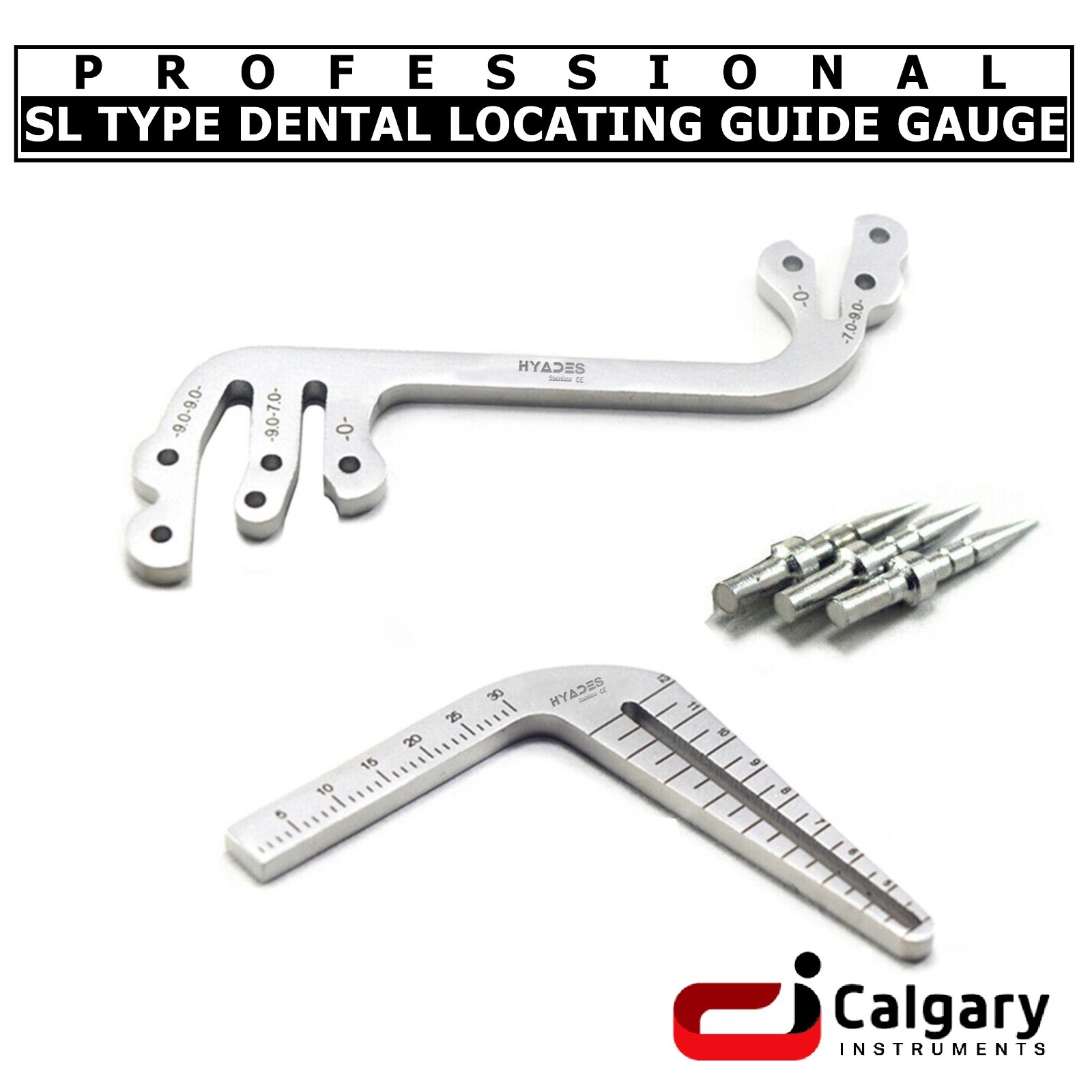 SL Type Dental Gauge Implant Parallel Surgical Drilling Guide Pin Depth Locator