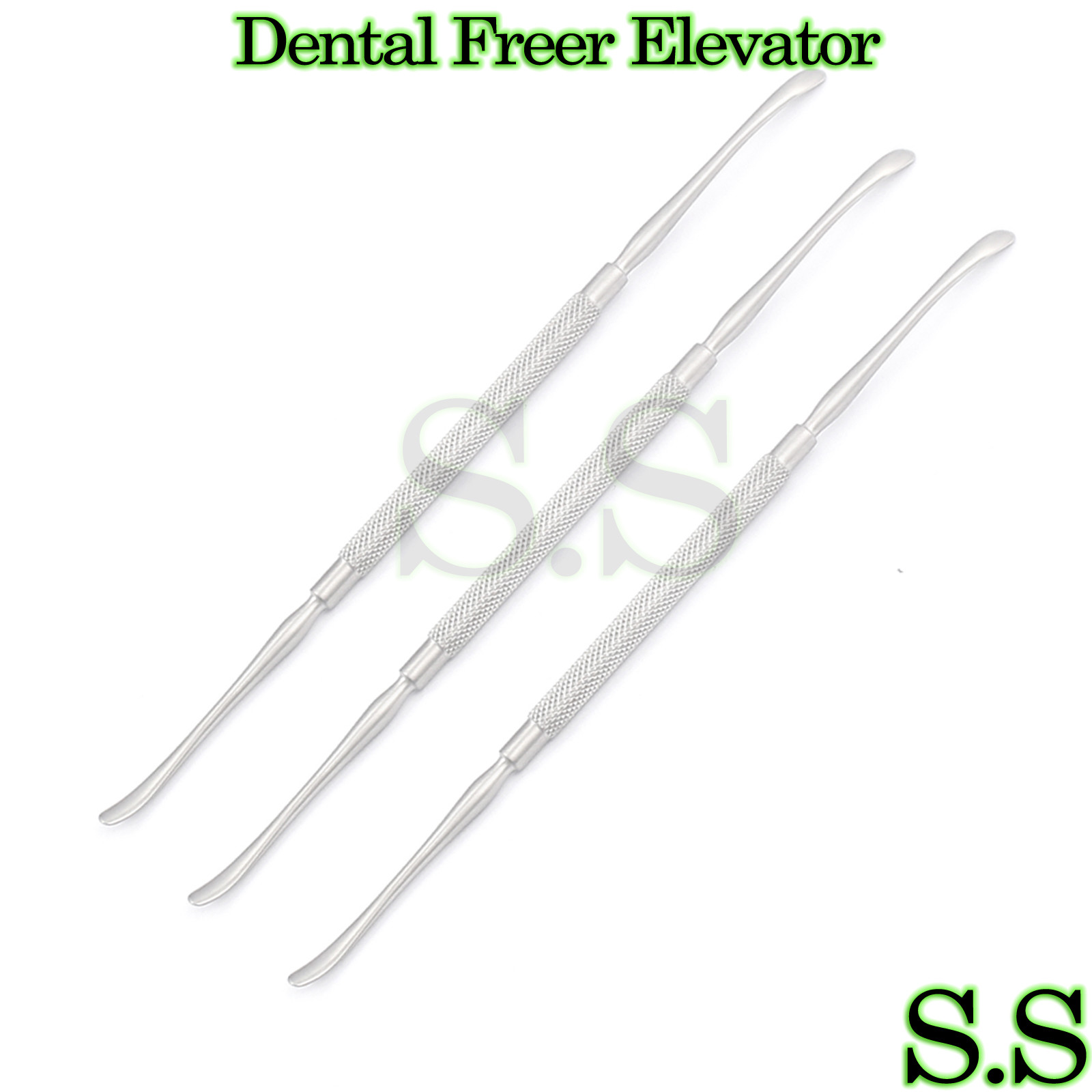 3 FREER Elevator Surgical Dental Ophthalmic Instruments