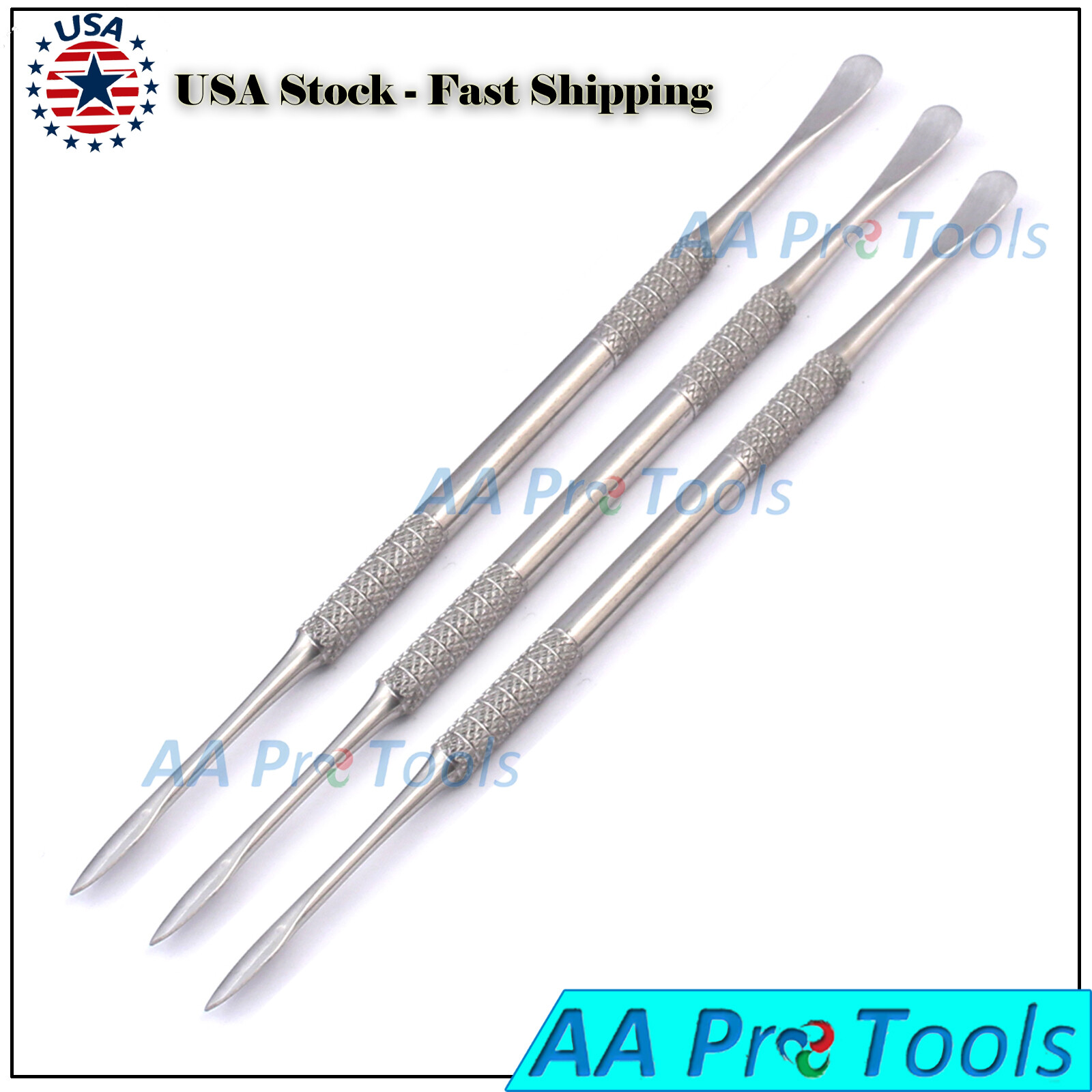 3 PC STAINLESS STEEL EAR WAX PICKER Curette Remover Cleaner Tool Ear Wax Pick