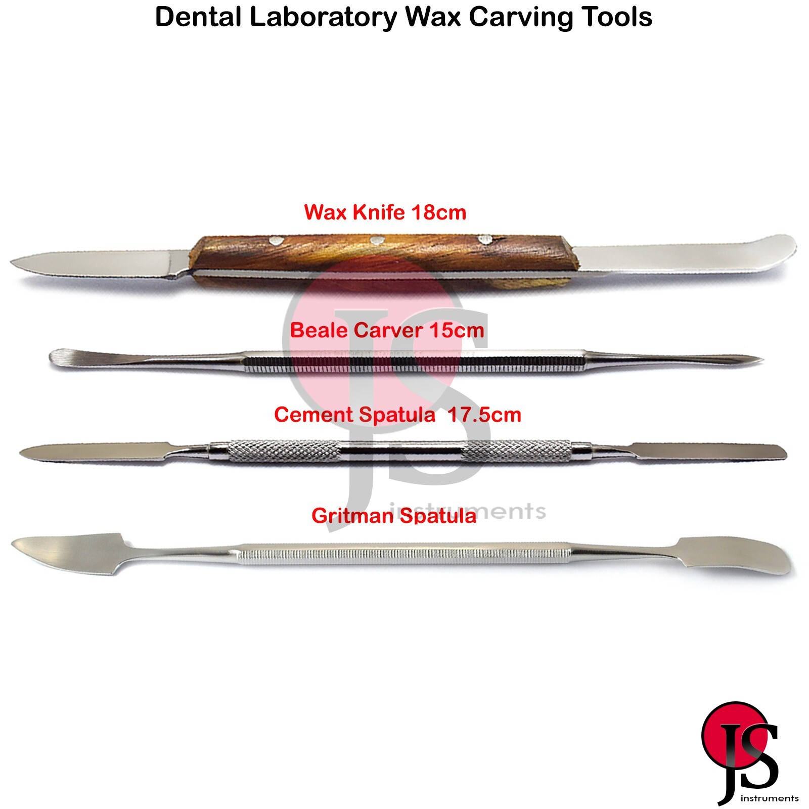 GERMAN Stainless Steel Wax Carving Tool Set Surgical Dental Instrument Spatula