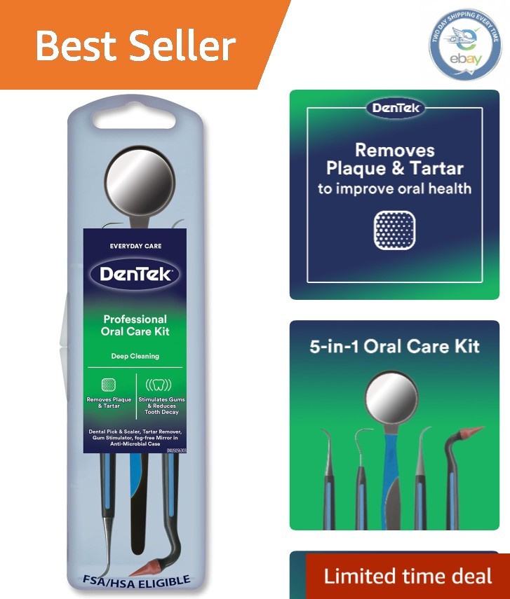 At-Home Oral Care Kit: Fight Bad Breath & Boost Your Smile with 5 Durable Tools