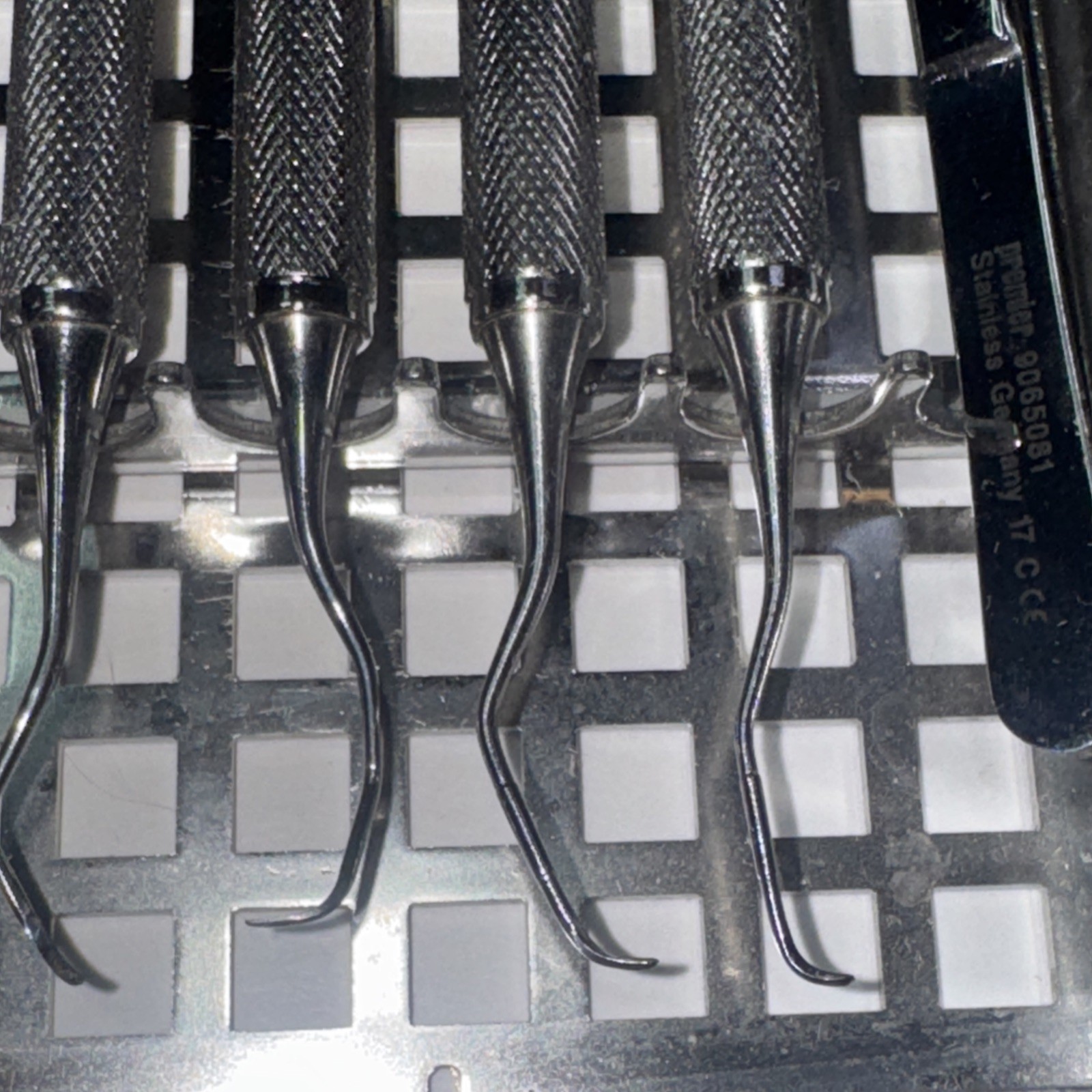 PREMIER Dental Hygiene 15 Instruments & Cassette Pre Owned