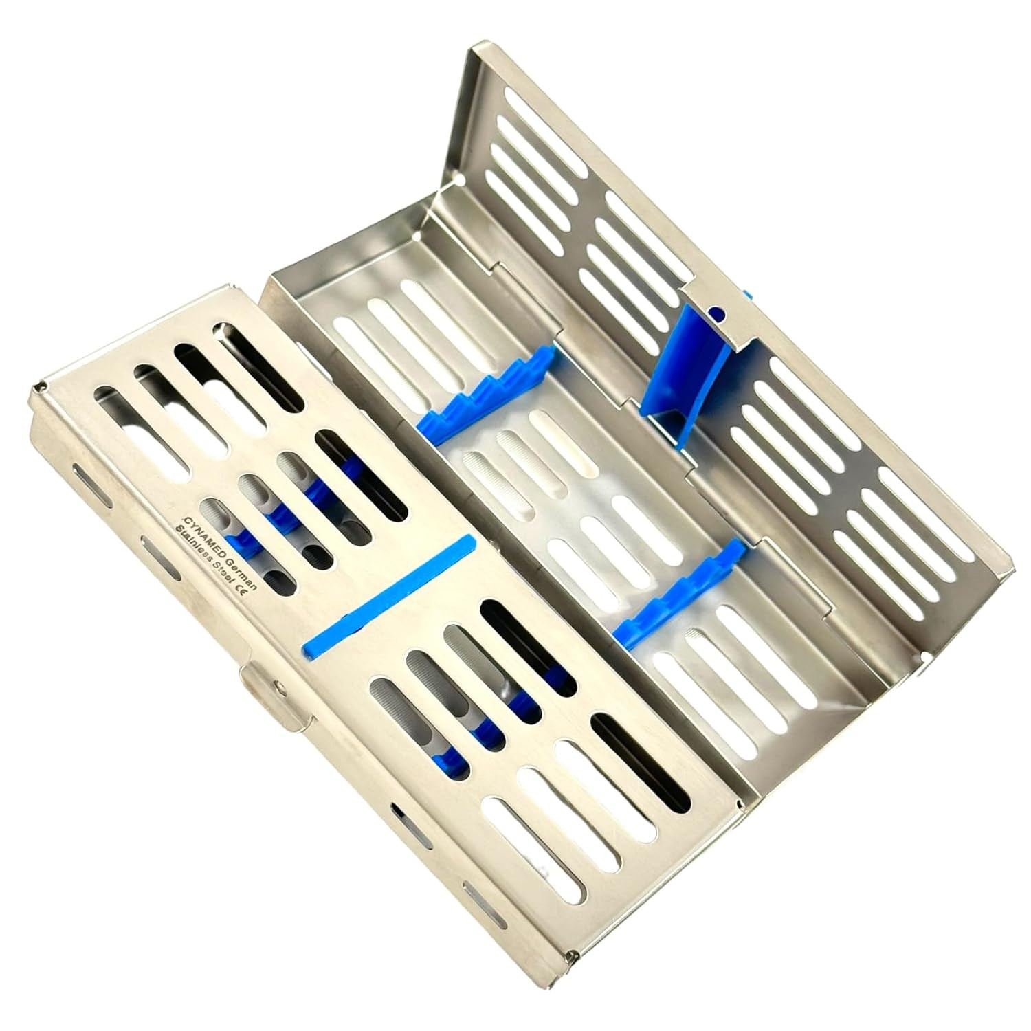 German Premium Dental Autoclave Sterilization Cassette Rack Box Tray for 5 Inst
