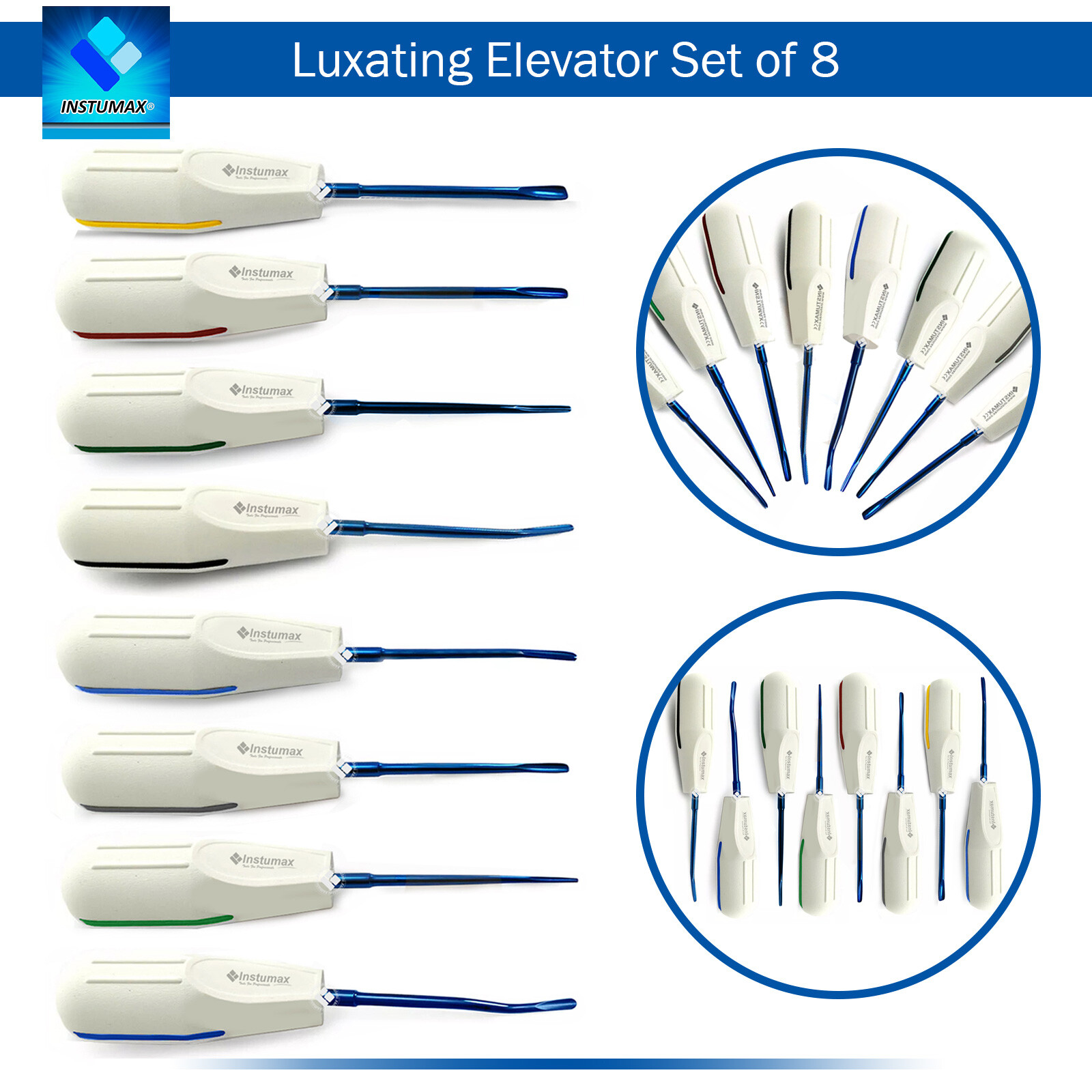 Dental Luxating Elevators PDL Periotome Luxation Root Extracting Extraction Kit