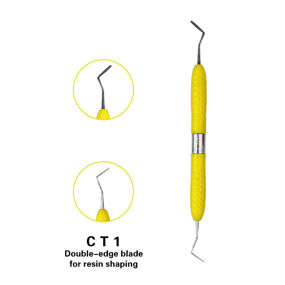 Dental Composite Resin Filling Instrument Silicone Handle Restorative 7 Sizes