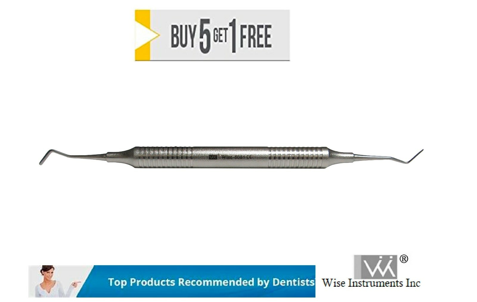Wise Dental Gingival Cord Packer Smooth S6