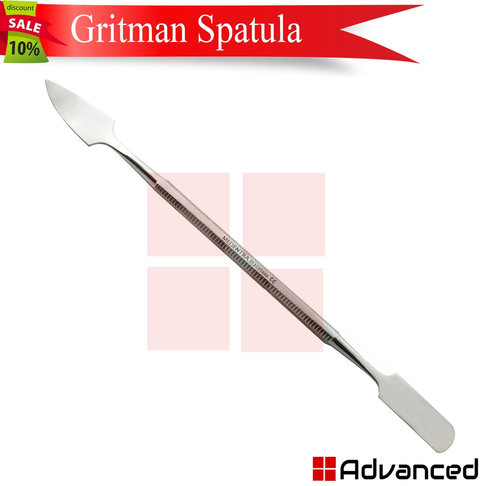 Dental Gritman Spatula Prosthodontic Impression Materiel Mixing Modelling Carver
