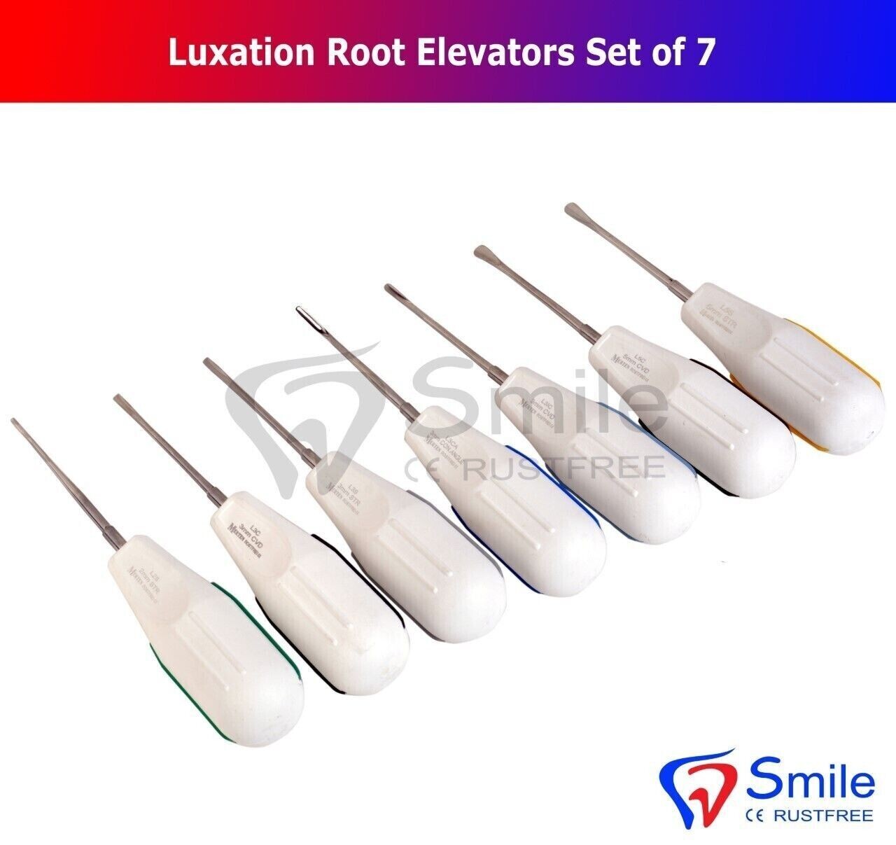 Dental Surgical Luxating Elevators Root Extraction Elevators FDA Quality Product