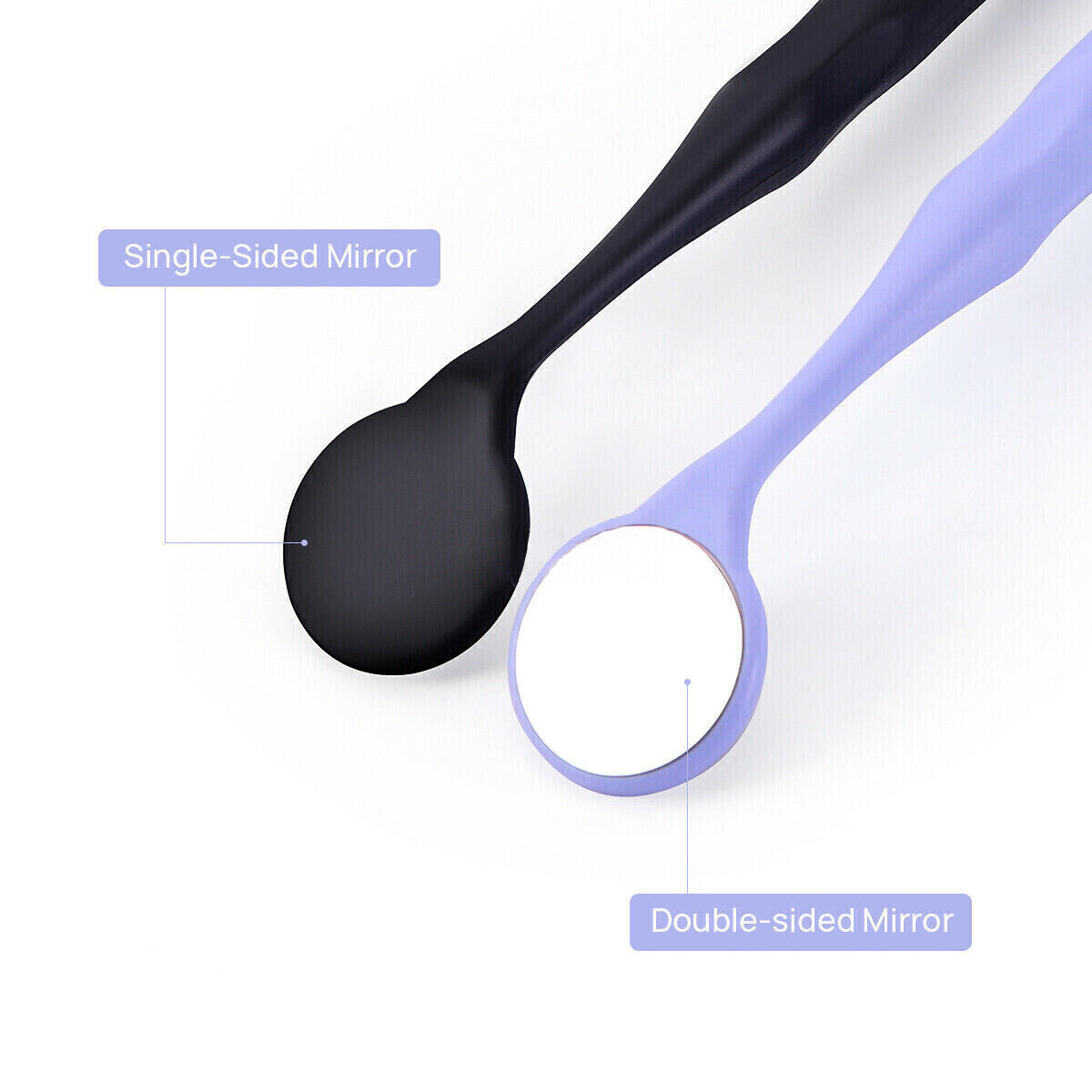 7 Colors Dental Anti-fog Autoclavable PREMIUM Mouth Mirrors Front Surface