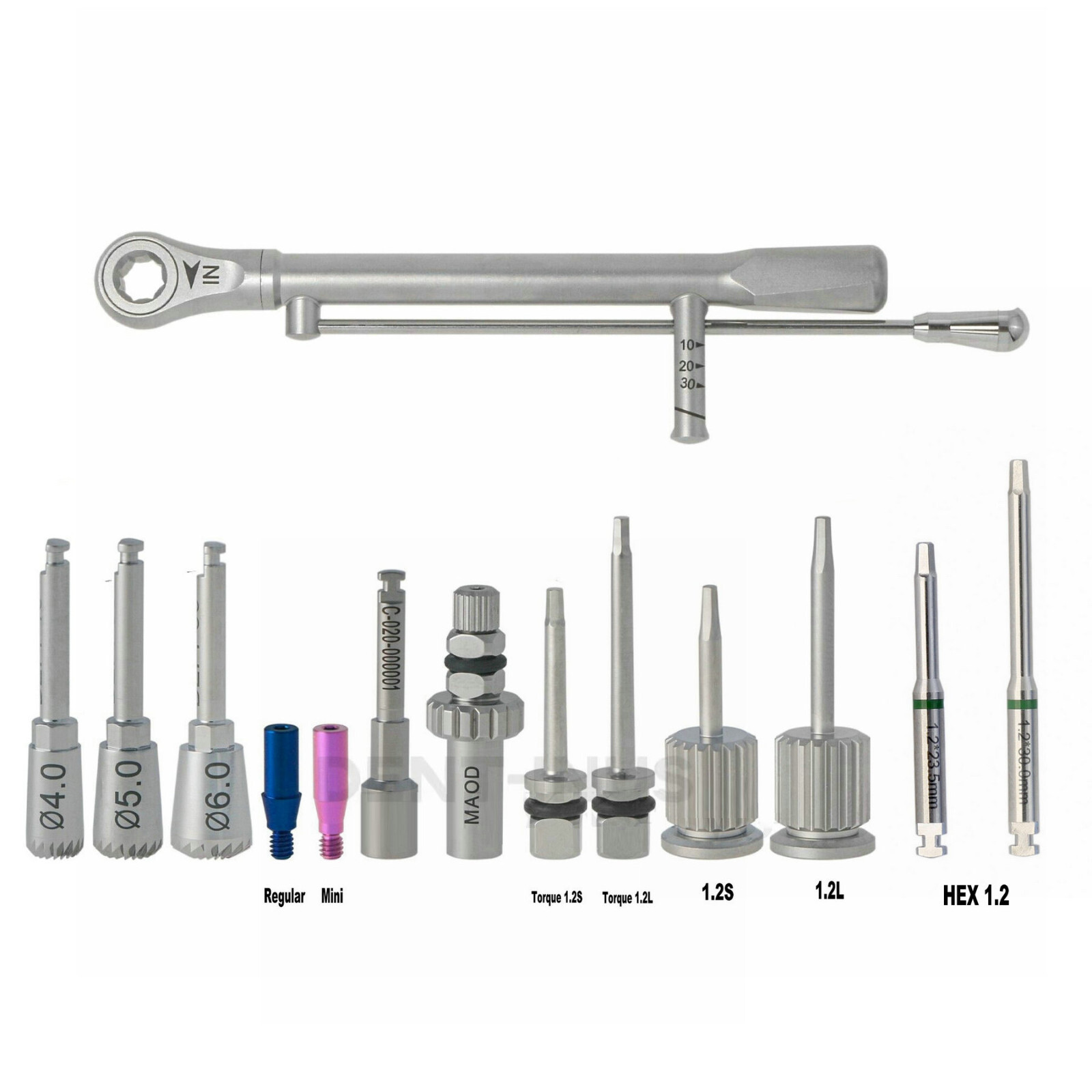 For Hiossen Osstem Implant Prosthetic Kits Torque Wrench Drivers Hand Multi ABT