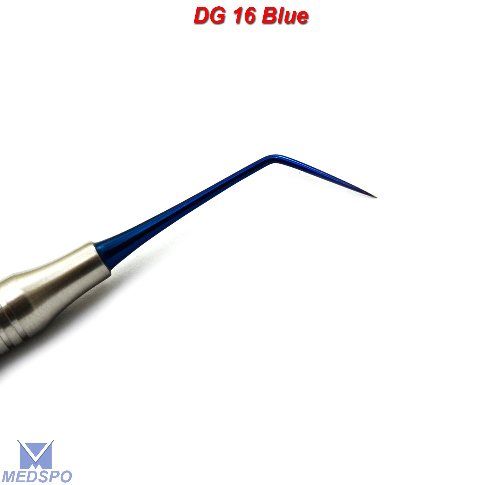 Dental Explorer DG-16 Blue Tip Amalgam Composite Flat Plastic Instrument CE