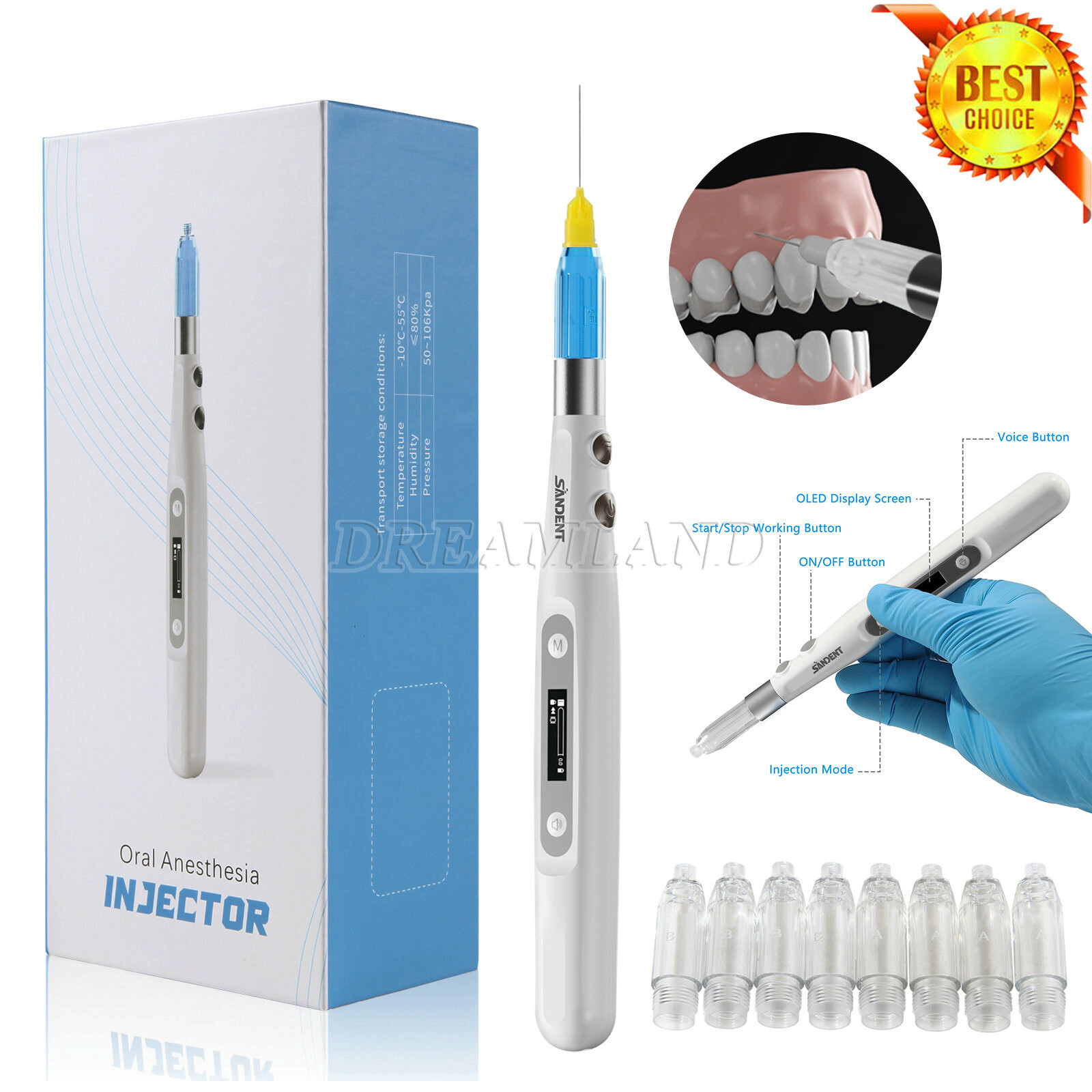 Dental Painless Oral Local Anesthesia Device anestesia Pen USB USA