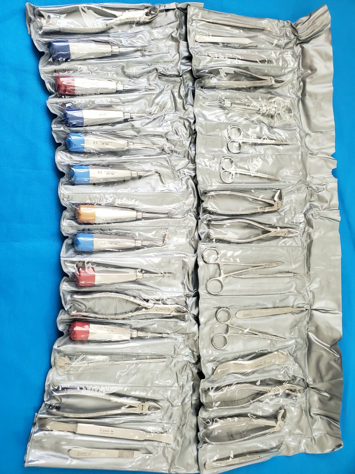 Professional 32 PC DENTAL SURGERY EXTRACTING FORCEPS ELEVATORS INSTRUMENT KIT