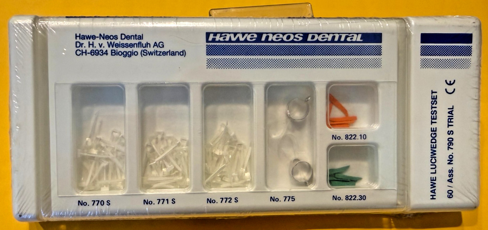 HAWE LUCIWEDGE Testset 790 S 60 transparents wedges. A KERR Company