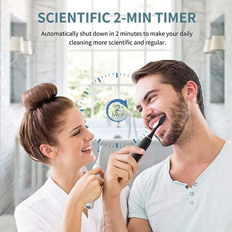 4/8x Brush Original Electric Toothbrush Oral Clean Sonic Whitening Recharge fvf3