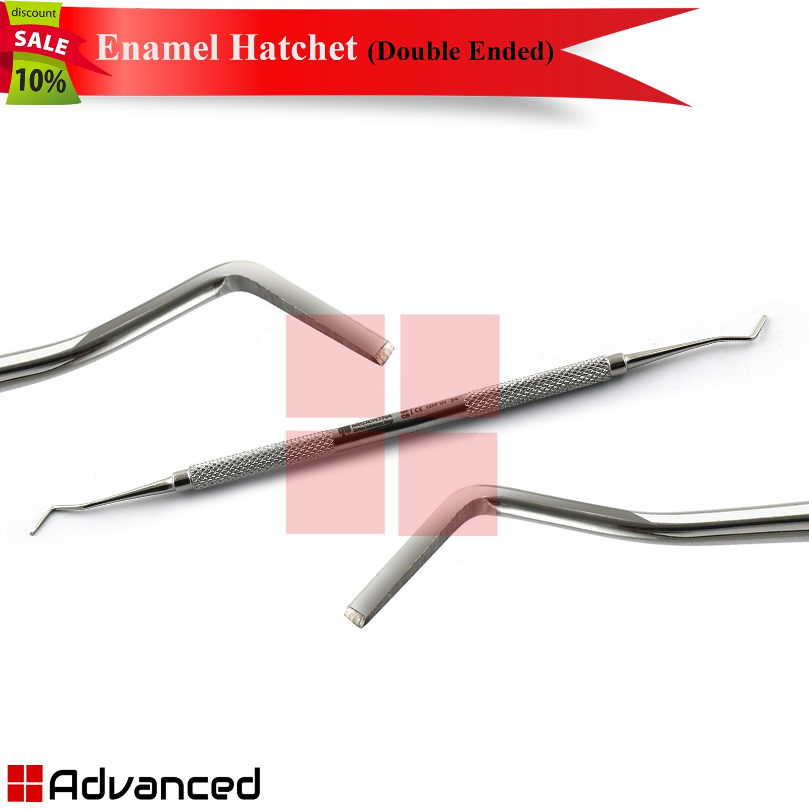 ENAMEL HATCHETS Beveled Cutting Chisel Dental Restorative Instruments