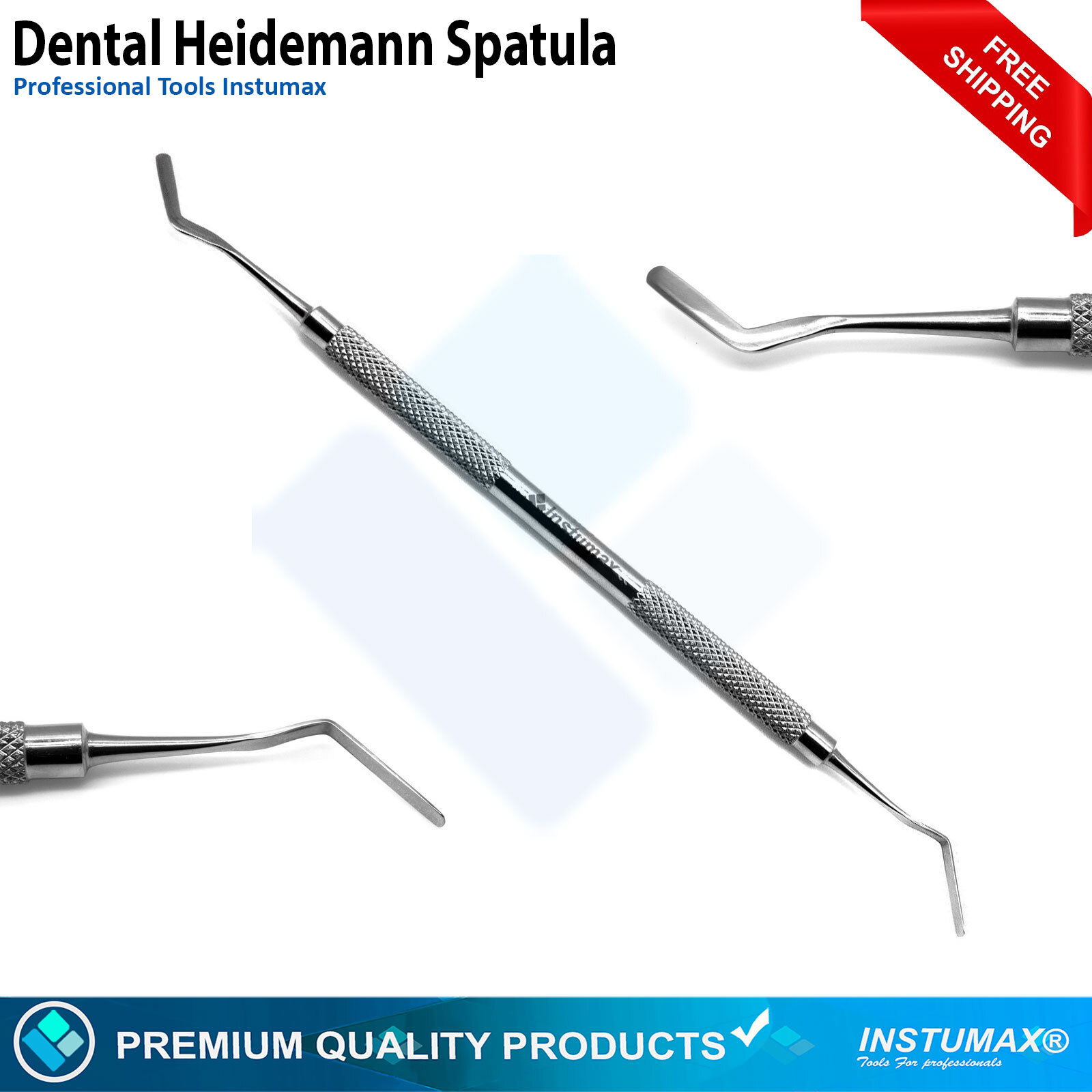 Dental Heidemann Spatulas No3 Double Ended 3mm Composite Filling Instruments