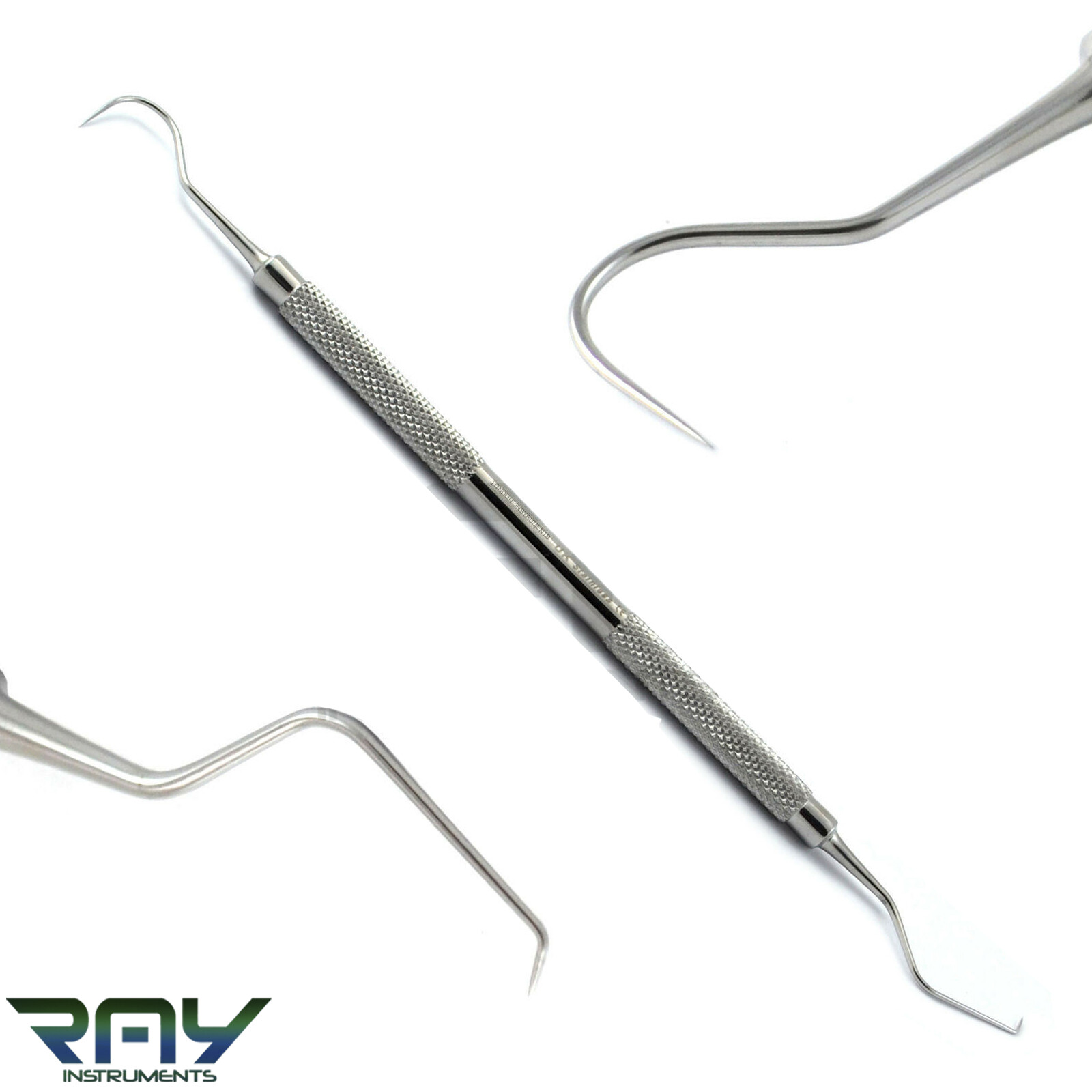 Dental Endodontics Periodontal Explorer Probe 23/17 Hygiene Scraper Instruments
