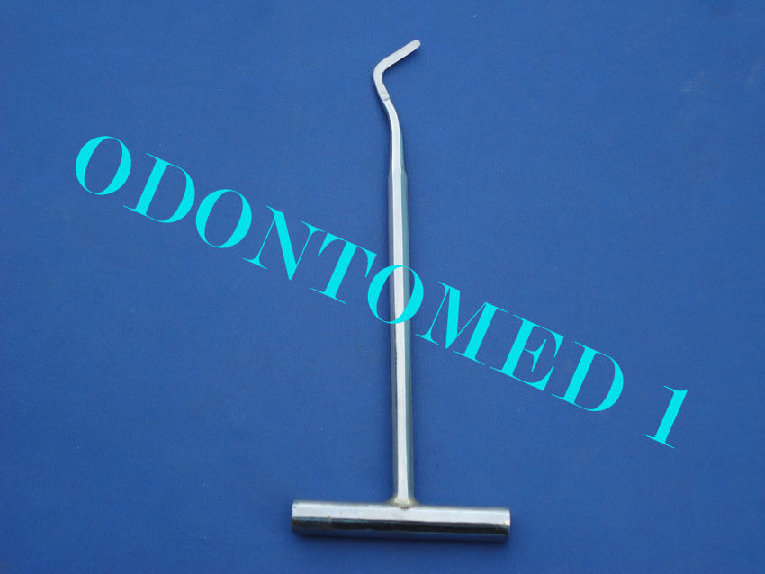 POTTS DENTAL TOOTH SURGERY EAST WEST ELEVATOR #1P LEFT CROSSBAR HANDLE