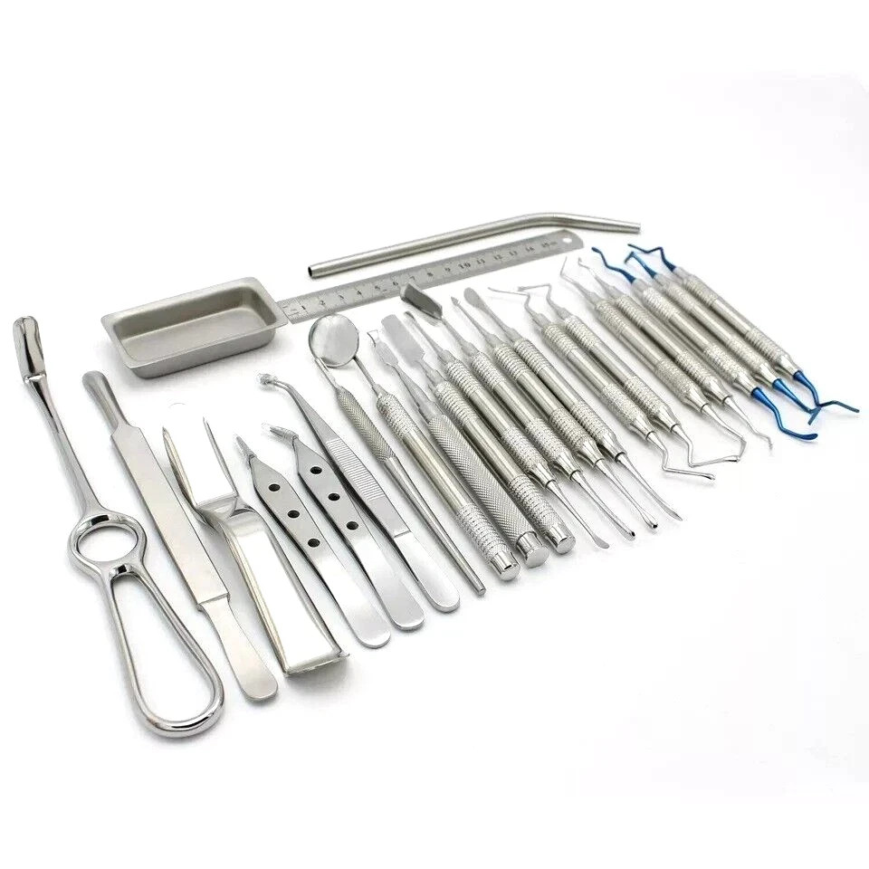 Periodontal Instruments Kit Dental Implants Surgical Orthodontics 33 PCS