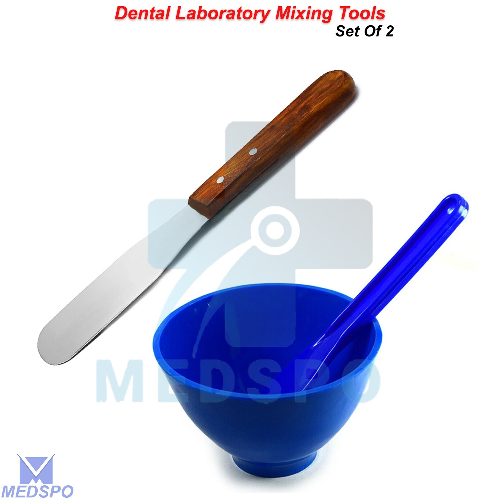 Dental Alginate Plaster Spatula Modelling Surgical Silicon Mixing Bowl Lab Tools