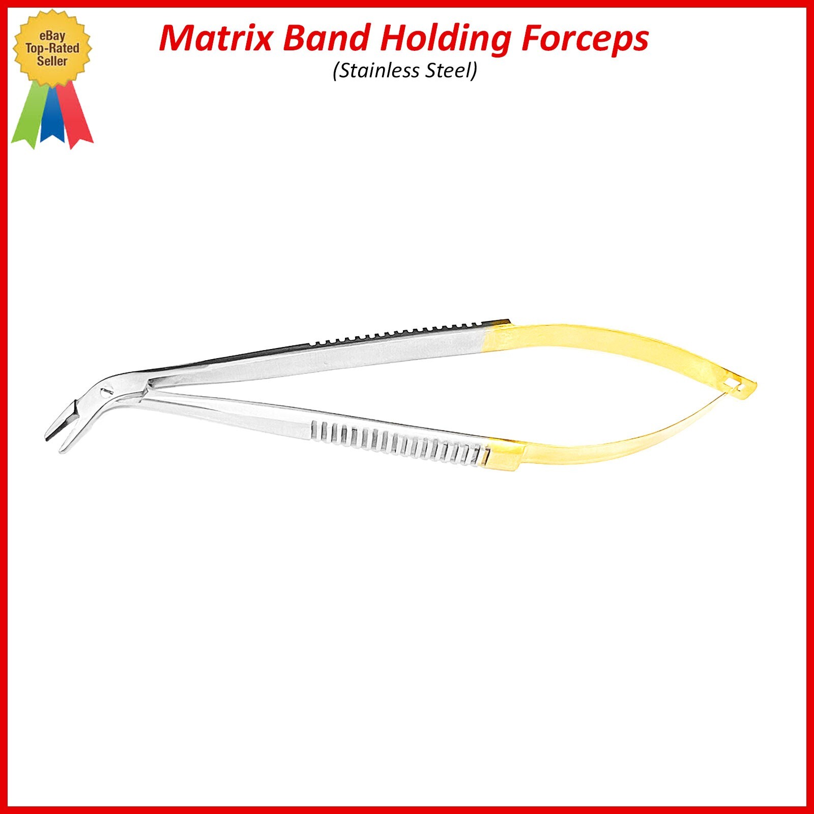 Dental Sectional Hold Matrix Inserting Band Holding Forceps Tweezers TC Tip