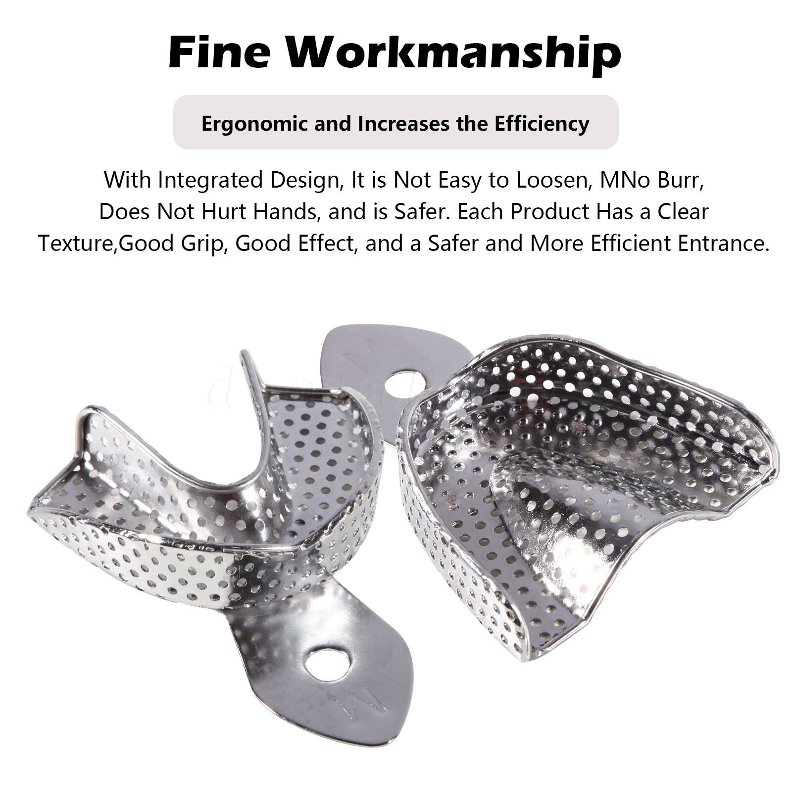 Autoclave Perforated Dental Impression Trays Upper + Lower