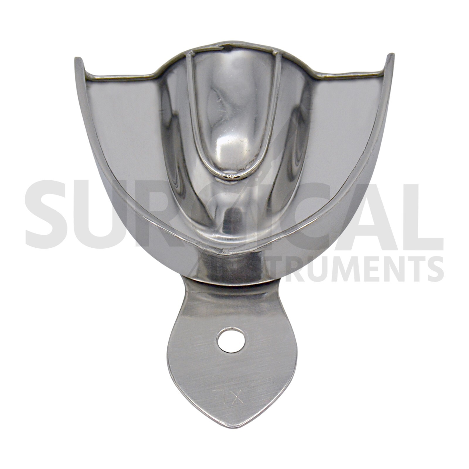 10 Metal Dental Impression Tray set Solid Upper & Lower Denture Instruments NEW