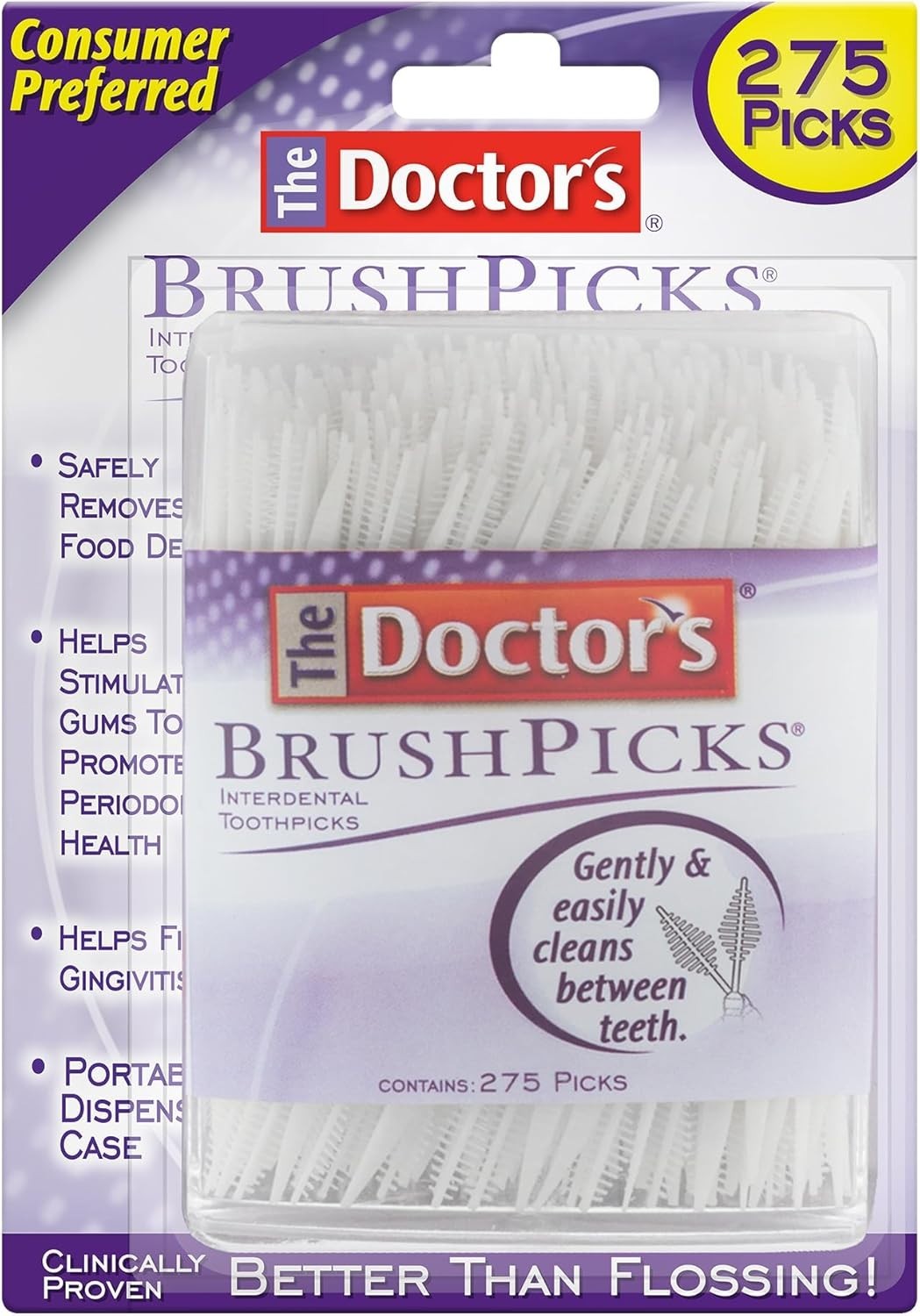 Doctor’s 275 Pack of Interdental Brushes to Clean Braces & Improve Gum Health