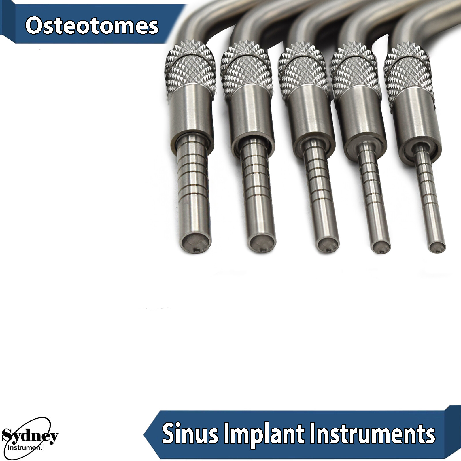 Sinus Offset Curved Osteotome Implant Bone Extruder Maxillary Surgical Tools