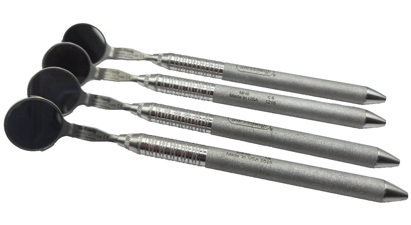Lot of 4 Pcs Hu-Friedy MH6 Mirror Satin Steal Handle