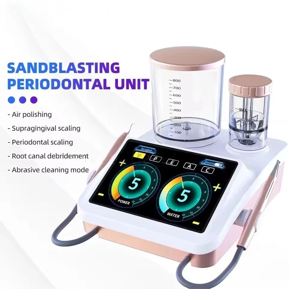 Ultrasonic Scaler 5*TipsUltrasonic Scaler Air Polisher 2 in 1 Periodontic Dental