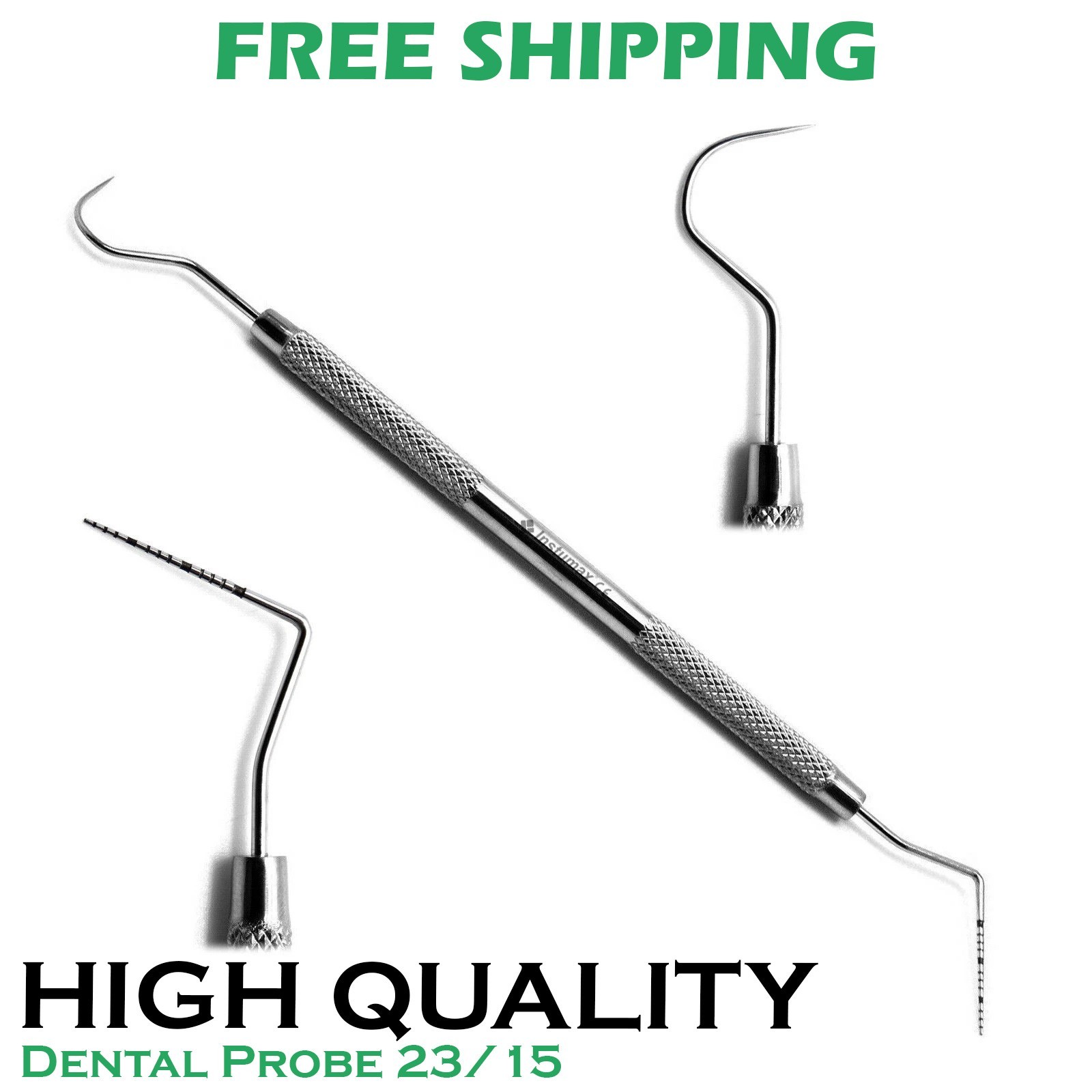 Dental Perio Explorer 23 Probe UNC 15 Color Marking Diagnostic Double Ended Tool