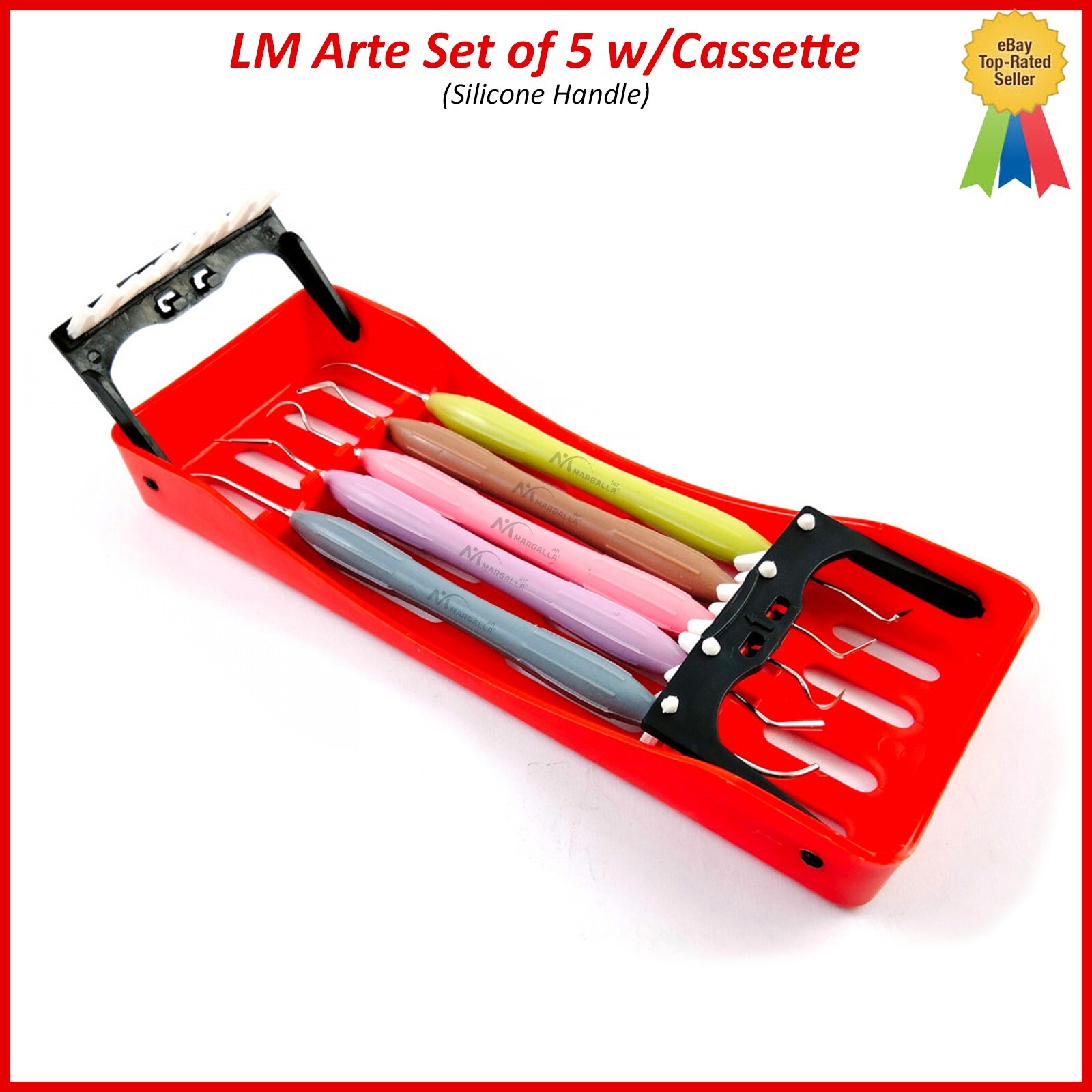 Composite Filling LM Arte Silicone Handle Restorative Cassette Dental Instrument