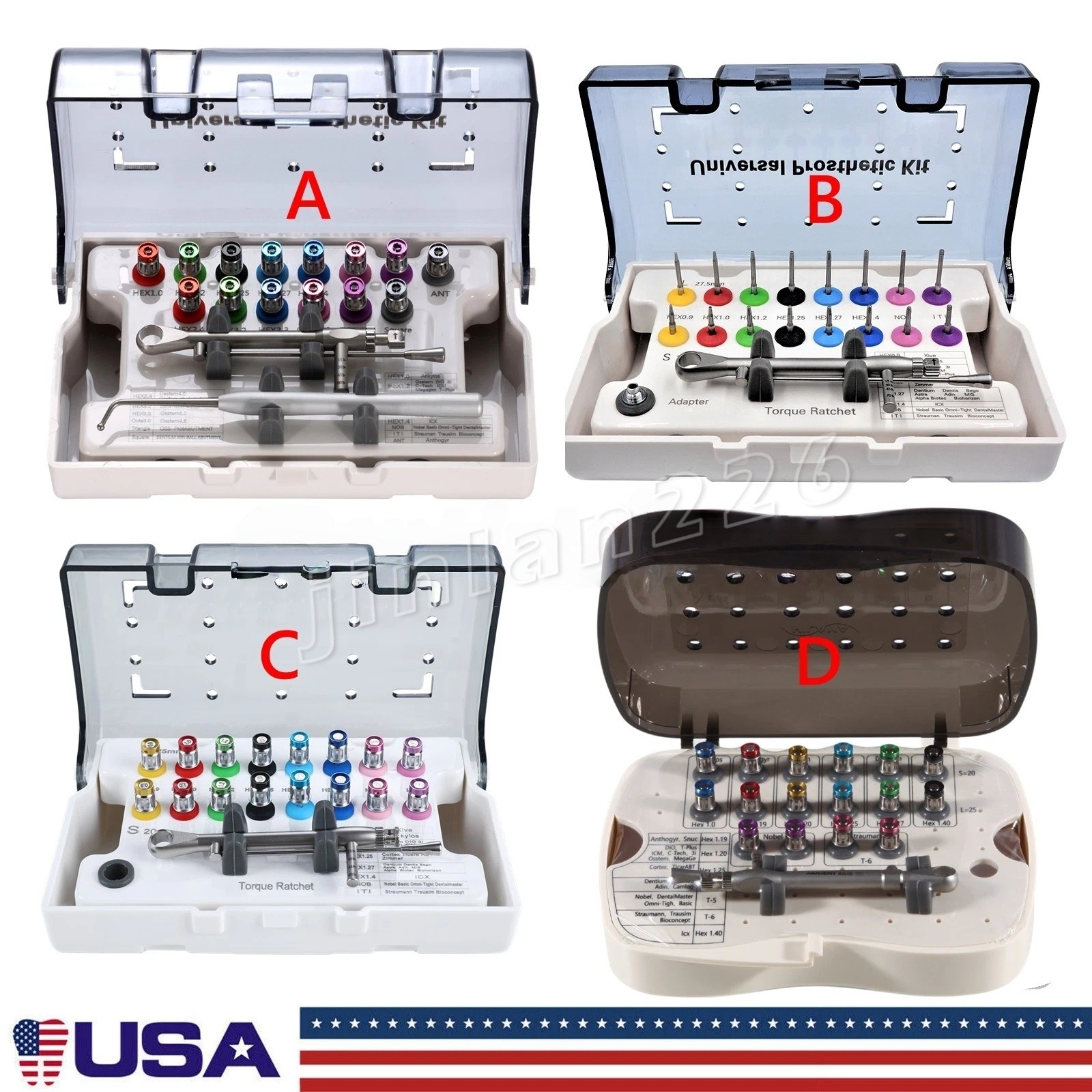 100 Uds. Copas pulido dental Prophy Cup Latch tipo cepillos de goma suave/firme