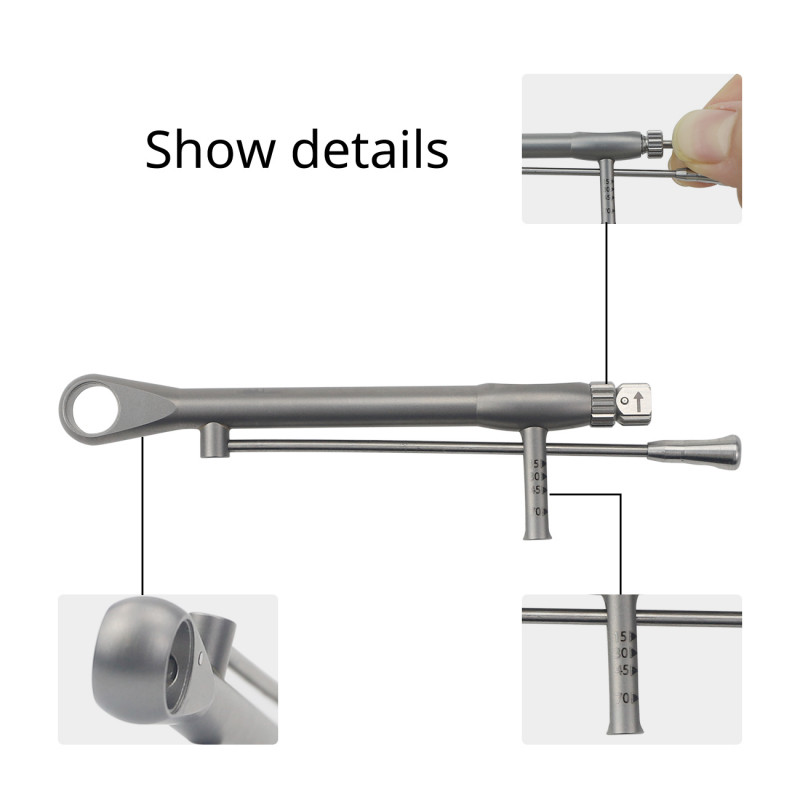 Dental Tool Adjustable Torque Value of 10-70Ncm,Secure/Disassemble Restorations