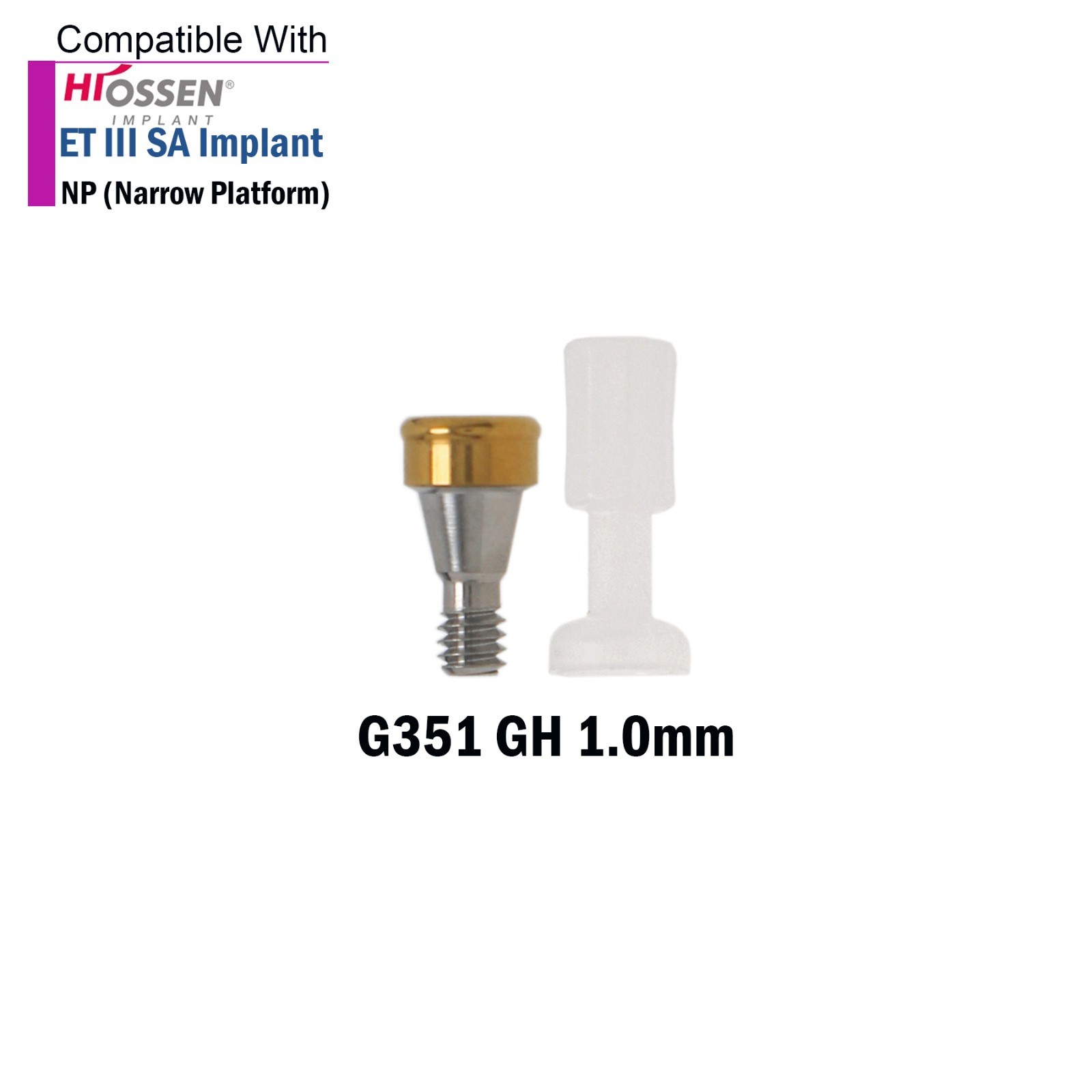 Dental Locator Abutment Overdenture Retains Cap Fit Hiossen NobelActive Zimmer