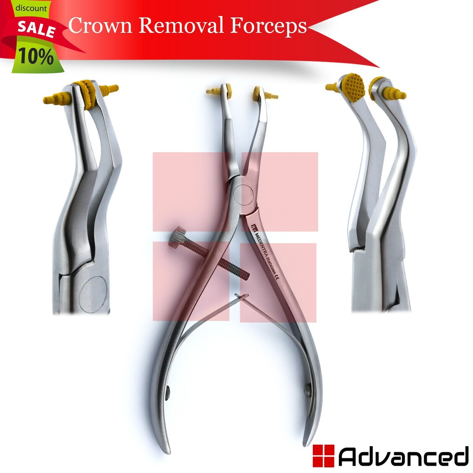 Dental Crown Removing Kit Automatic Manual Remover Gun Forceps How Pliers