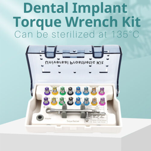 Universal Dental Implant Kit Screw Hand Driver kit Autoclavable Implant Tool Box