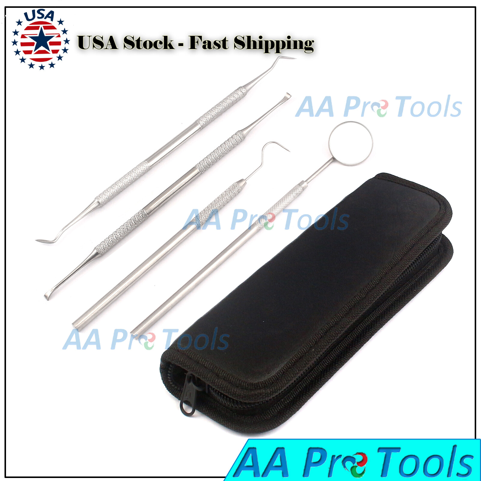 4pcs / set PACK Dental Hygiene Tools Set Hygiene Tool Kit Dentist Tartar PR-318