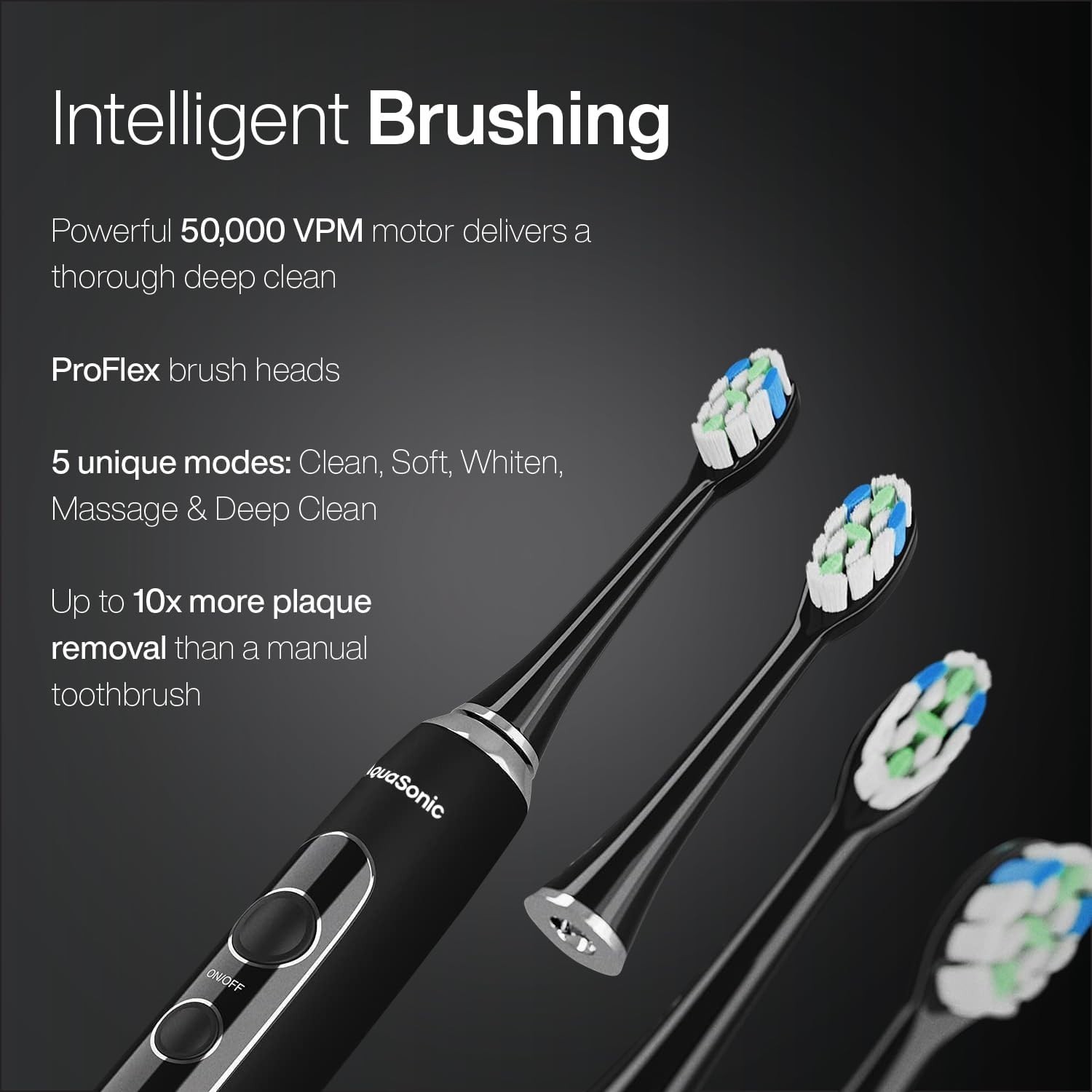 Multi Pressure Setting Water Flosser and Electric Toothbrush in Sleek Design