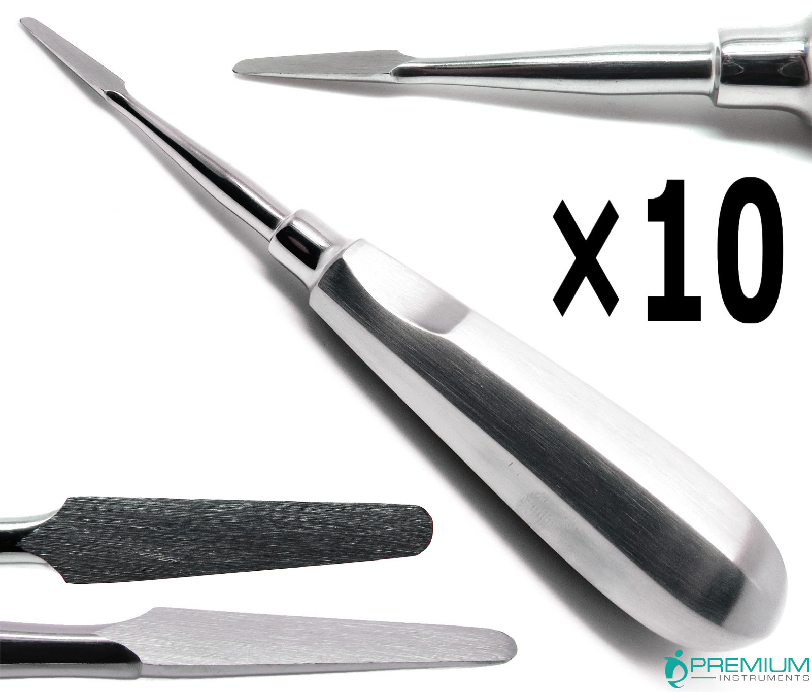 10× Dental Extraction Cogswell A Root Elevator Straight 6.5″ Surgical Tools