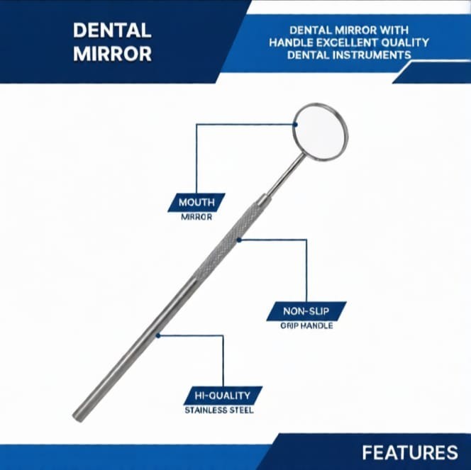 45 Instruments Basic Dental Set Mirror Explorer College Plier Economy Grade