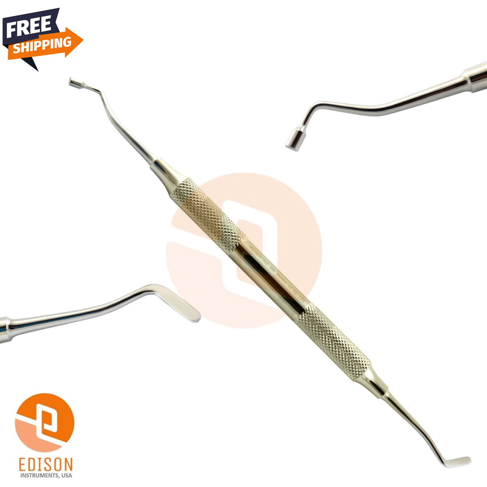 5Pcs Dental Implant Sinus Lift Instruments Kit Bone Grafting Surgery Curettes