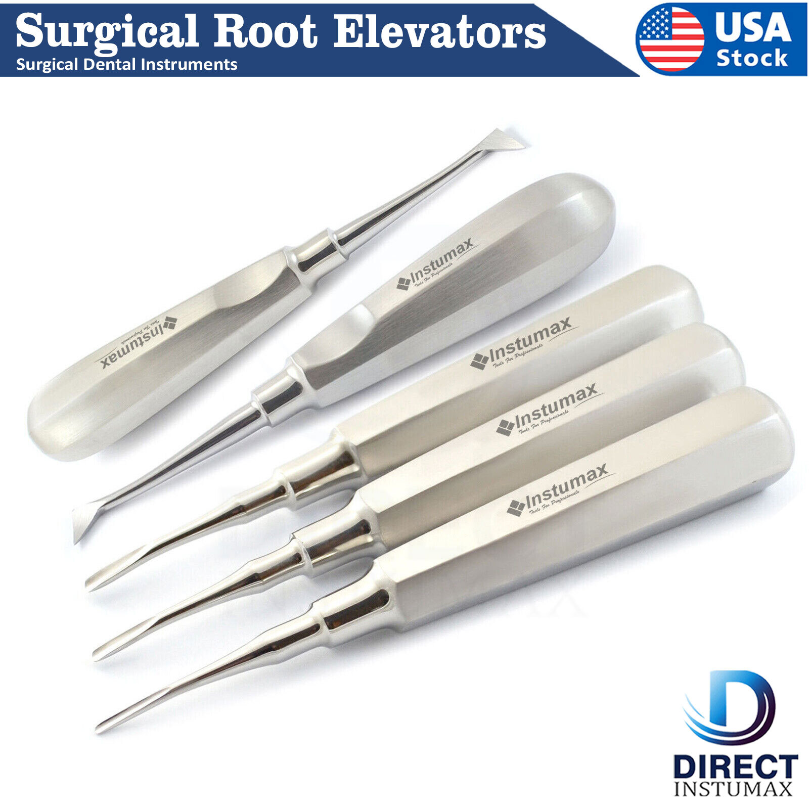 Dental Oral Surgery Root Elevators Kit Coupland Luxation Luxating Elevator Cryer
